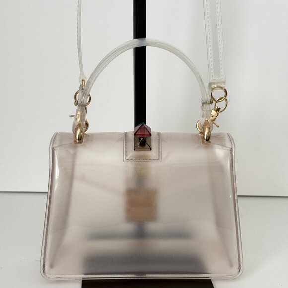 Clear Transparent Jelly Handbag | Crossbody - Picture 5 of 10